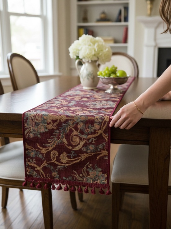 handcrafted Other - Custom Table Runner 55” X 21”